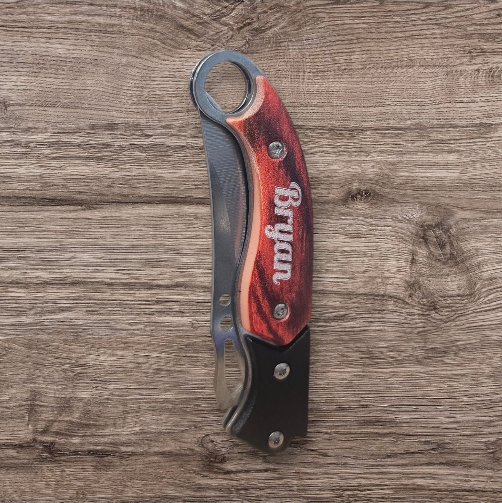 Engraved Pocket Knife