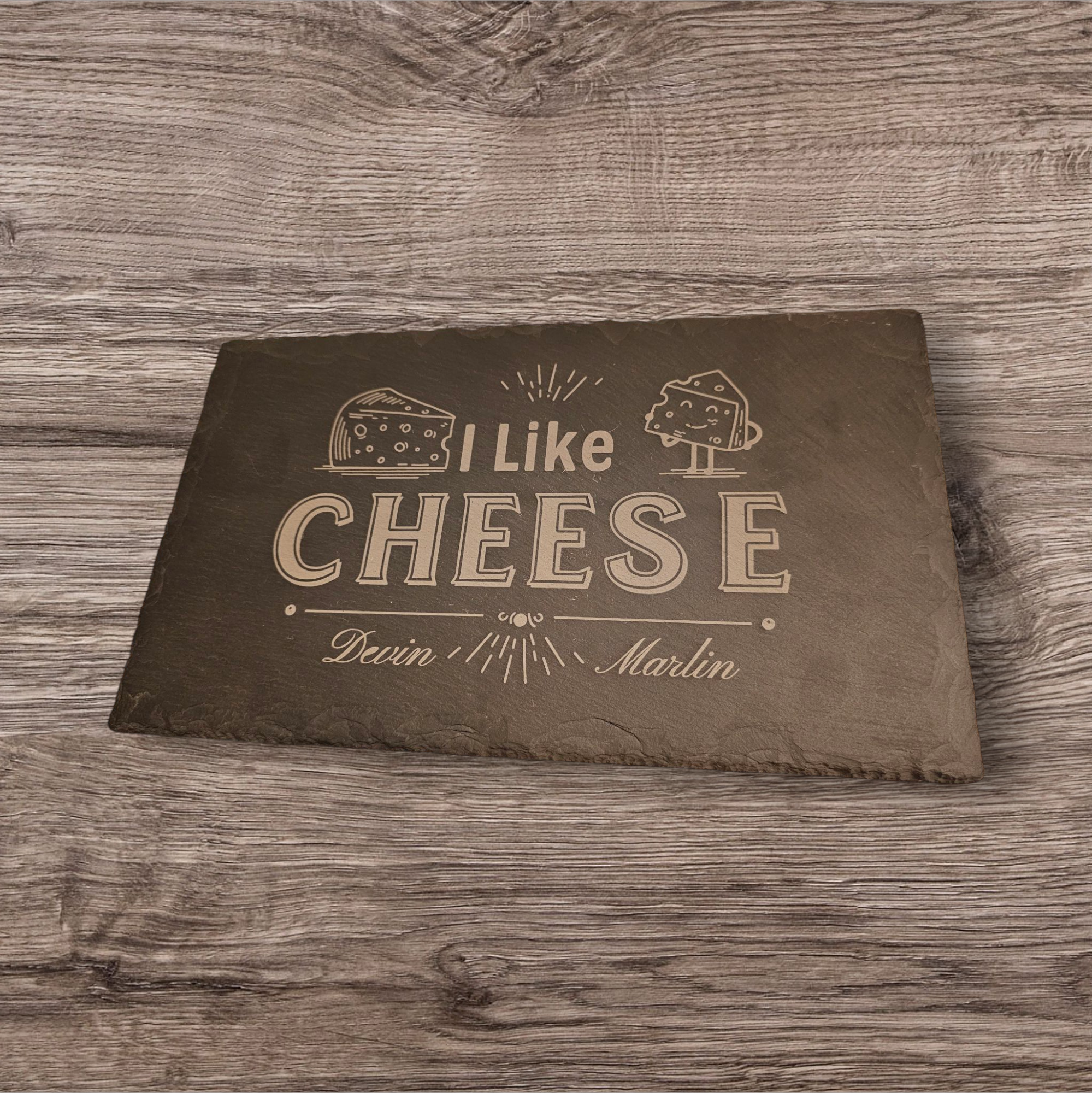Engraved Slate Cheese Board